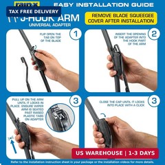 Rain-X 810363 Repellency Water Repellent Wiper Blades, 22″ Windshield Wipers (Pa