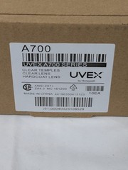 Honeywell Safety Glasses: Scratch-Resistant, Polycarbonate, Clear Box of 10 A700