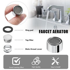Litoexpe 55/64 Inch Faucet Aerator 4 PCS, Kitchen Sink Replacement…