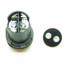 5PCS Yellow 22mm AC/DC24V LED Indicator Light Power Signal Panel Lamp AD16-22D/S