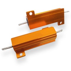 US Stock 4pcs 24 ohm 24R 50W Watt Aluminum Housed Metal Case Wirewound Resistors