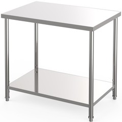 Takywep Heavy Duty 2-Tier Stainless Steel Commercial Prep Table 36″x 24″x 35″