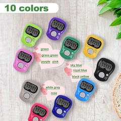 Electronic Tally Counter – 10 Pack Digital Clicker with 5-Digit LCD Display