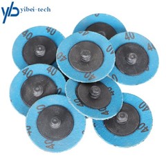 71× 2″ Roll Lock Sanding Discs Set W/ 1/4 Holder Die Grinder Quick Change Disc