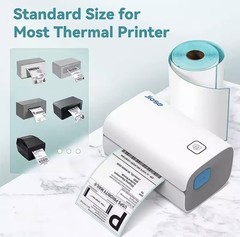 4″x6″ Direct Thermal Shipping Labels 1000 sheets for Printers Fanfold