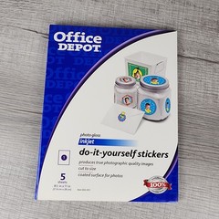 Office Depot Lot: Avery Epson GBC Window Decals Stickers Laminate Sheets