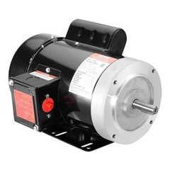1HP Electric Compressor Motor, AC 115V/230V, Overload Protection & Efficiency