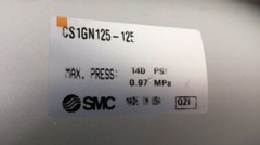 SMC CS1GN125-125 Tie Rod Cylinder Air Non-lube 125mm x 125mm Double Acting
