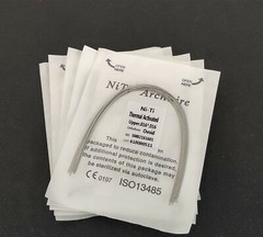 10 Packs 100Pcs Dental Ortho Thermal Activated NITI Rectangular Arch Wires