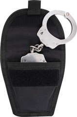 Black MOLLE Police Handcuff Holder Pouch for Police Duty Belt