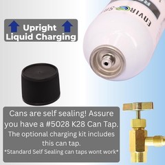 R600a Refrigerant – 6oz Upright Self Sealing Style Top. (3 Cans)