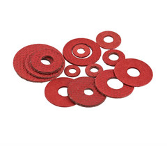 Metric M2 M2.5 M3 M3.5 M4 M5 M6 M8 Red fiber flat washers Insulation