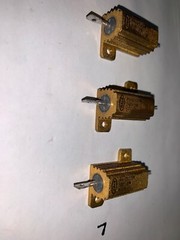 Dale RH-25 25 Watt 50 ohm 5% Power Resistors Brand New Pack Of (3)