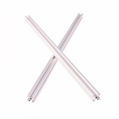 2Pcs T-Slot Aluminum profile 300mm~2000mm 2020 3030 4040 2040 Extrusion Anodized