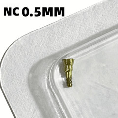 NC Dental Closure Screw NC Healing Cap Abutment Height 0/0.5mm Fits ITI Yellow