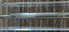 FST Spatula & Probe – 10090-13, L=14cm, Tip Dims = 13x7x.6mm, Tip Dia =.1mm, 13g