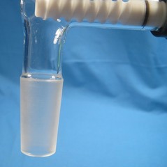 DELTAWARE 125 ML POWDER ADDITION FUNNEL WITH PTFE AUGER 24/40 FREE SHIPPING