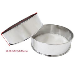 Electric Circular Vibrating Screen Sieve with 30+60 Mesh Screens Double Layers