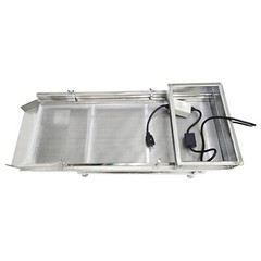 1.5mm Stainless Steel Linear Vibrating Screen Single Layer Sifter Shaker 110V