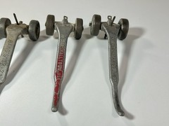 Vtg Lot 4 Marshalltown Skate Wheel Joint Raker Tool Bricklayer Masonry