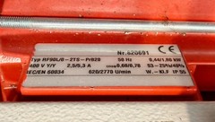 RF90L/8-2TS-PrB20 Electric Chain Hoist 2000 kg With Brake 0.44/1.80 kW