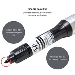 Honda Touch Up Paint Pen NH797M Modern Steel Metallic Automotive Repair .44oz
