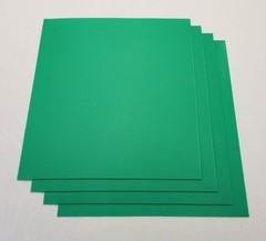Green ABS Plastic Sheet 0.0394″ (1mm) x 8-1/2″ x 10-1/2″, Qty 4
