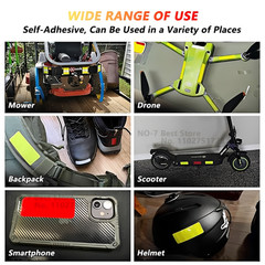 Reflective Stickers 10-80 PCS High Visibility Reflective Tape Waterproof Strips