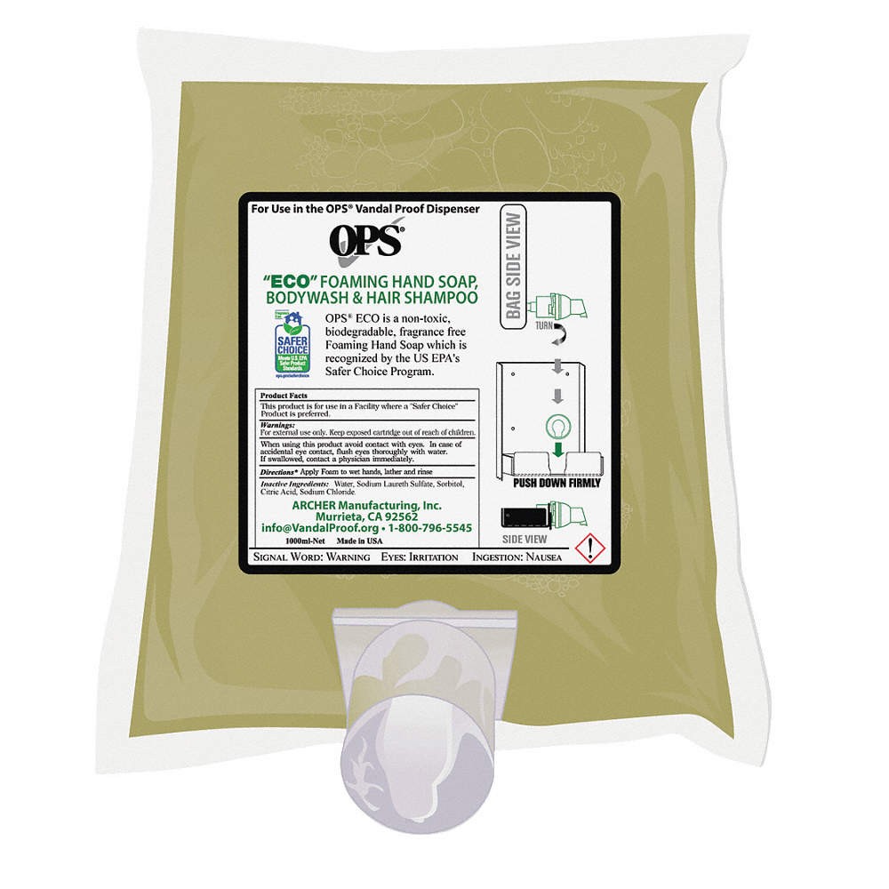 OPS 1405-05G Eco- Safer Choice Approved Soap,PK2 36TY81