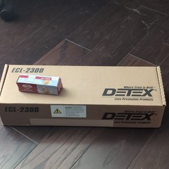 Detex – ECL230D Alarm Panic Exit Control Lock, Short Bar (Includes Key Cylinder)