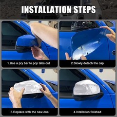 Left Side Mirror Cover Caps for 2019-2025 Nissan Altima, Directly Replace Style