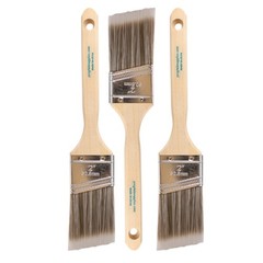 3-Pack – 2″ Angle Brushes for All Latex and Oil Paints & Stains