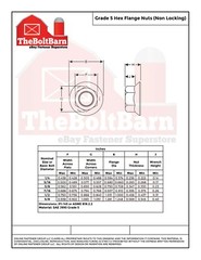 3/8″-16 Grade 5 Smooth Hex Flange Nuts Coarse Thread Zinc (Pick Qty)