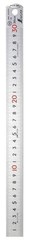 SHINWA Sokutei Pickup Ruler 30cm Silver Red Number Stainless Steel 13134