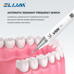VRN-A8 Dental Portable Ultrasonic Piezo Scaler LED Detachable Handpiece w/5*Tips