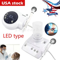 LED Dental Ultrasonic Scaler Handpiece fit SKYSEA EMS Cavitron (2 Bottles)