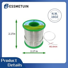 Plumbing Solder Wire 16oz No Flux Melting Point 217℃