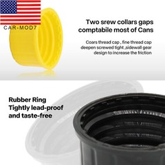 5 SETS Gas Can Spout For Blitz, Midwest ,Scepter, Briggs&Stratton Replacement