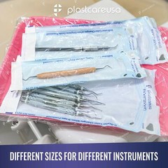 2000 Self Sealing Sterilization Pouches, 2.75″ x 10″, Sterilizer Bags Autoclave