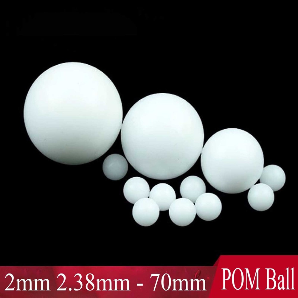 White Plastic Balls Solid Round Ball POM Ball Bearing Polyformaldehyde 2mm-70mm