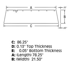 Safety Curtain DC33974 Fits John Deere 1350 1360 1460 1470