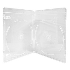 10 PREMIUM Clear Blu-Ray Double Cases 11MM **1-3 DAYS