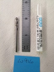 1 NEW SGS 3.4MM SOLID CARBIDE SPIRAL DRILL. 62079. UNITED KINGDOM (W916)