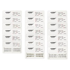 10Set AZDENT Dental Orthodontic Metal Bracket Braces Mini MBT Roth 018 022 Hooks