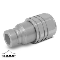Flat Face Hydraulic Quick Connect Coupler Set, 1/2″ SAE, 3/4″-16 ORB Thread