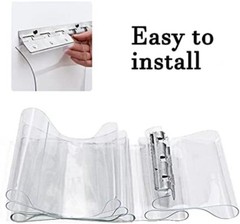 Commercial Strip Door Curtain 84*96in PVC Strip Curtain Kit Vinyl Strip Curtain