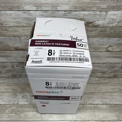 1 Box Gammex NovaPlus Non-Latex PI Textured Surgical Gloves Size: 8.5 Exp: 1/25