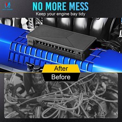 Wireless 164FT 6 Gang Switch Panel LED Light ON-Off Control Relay System 12/24V