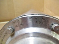 242036 Used; VanderGraaf TM127A25-605NB-RST AC Motor 15″ wide 240VAC 51fpm