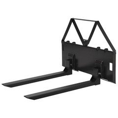 46″ Heavy-Duty Tractor Pallet Forks, 3200lbs Quick-Attach Skid Steer Loader Fork